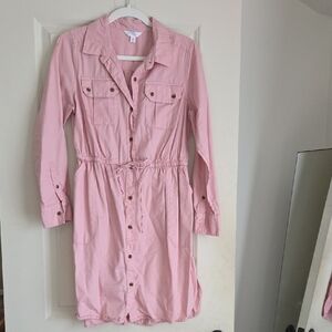 Time And Tru Structured Utility Shirt Dress